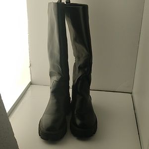Combat Boots Womens Size 41 (9.5) Black Great Treads